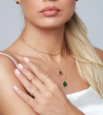 Lanț placat cu aur vermeil 18k Rope - imagine 2