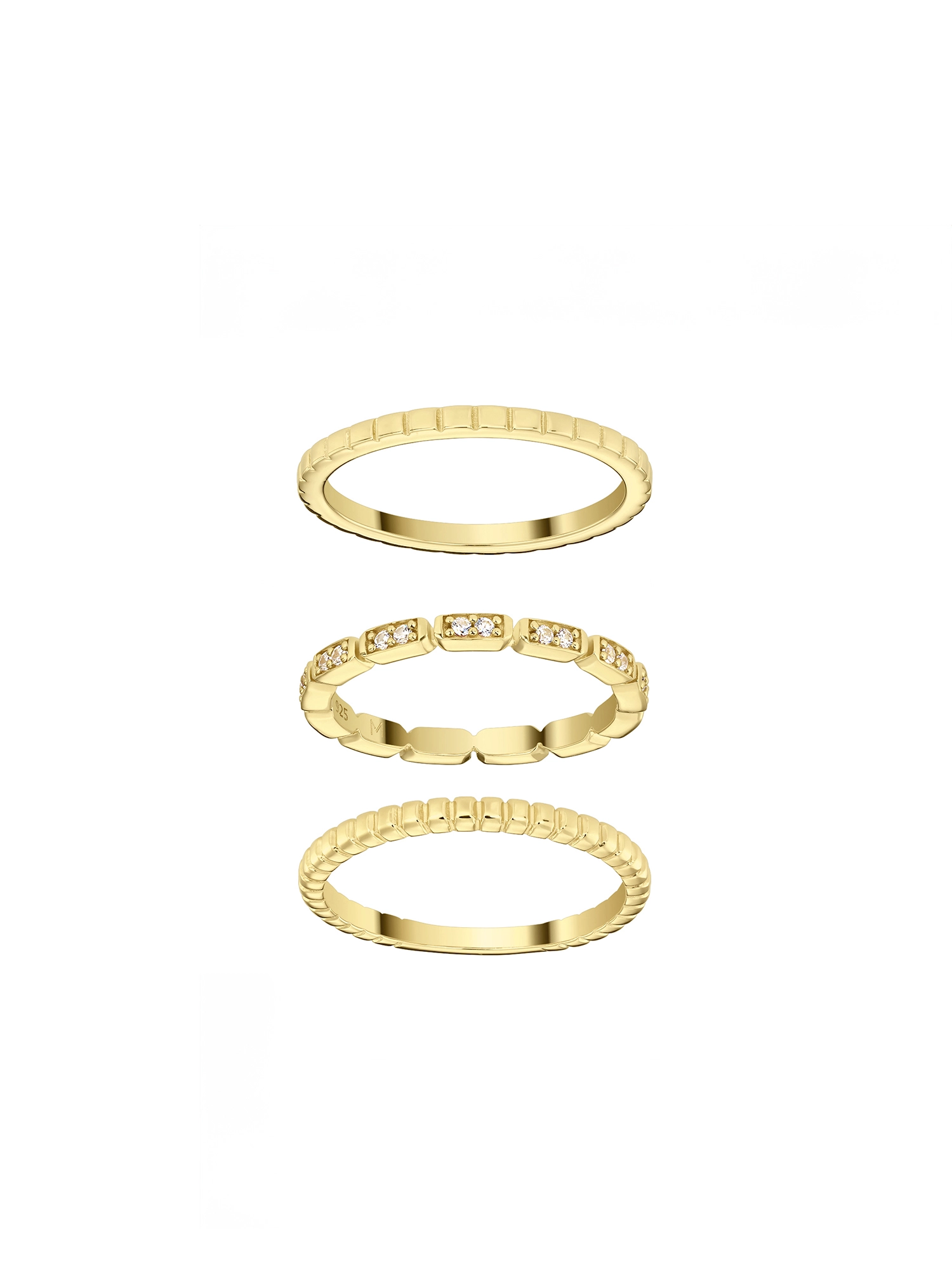 Set inele din argint placat cu aur Vermeil Trinity Cauți Set inele din argint placat cu aur Vermeil Trinity M'estimo? Bijuterii din argint și argint placa cu aur Vermeil, Pietre semiprețioase, Livrare în 24h