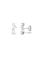 Cercei stud cu pietre semiprețioase zirconiu natural Edris