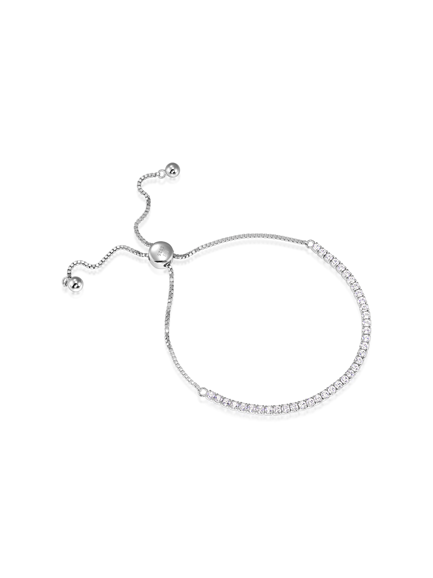 Brățară Tennis Reglabilă din Argint 925 Brățară tennis ajustabilă din argint 925 – elegantă, comodă și perfectă pentru orice mărime de încheietură. Potrivită pentru purtare zilnică sau pentru a fi oferită cadou.