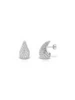 Cercei Teardrop din argint 925 cu Cubic Zirconia. Design modern, strălucire rafinată și calitate premium, perfecți pentru orice ocazie. Transport gratuit.
