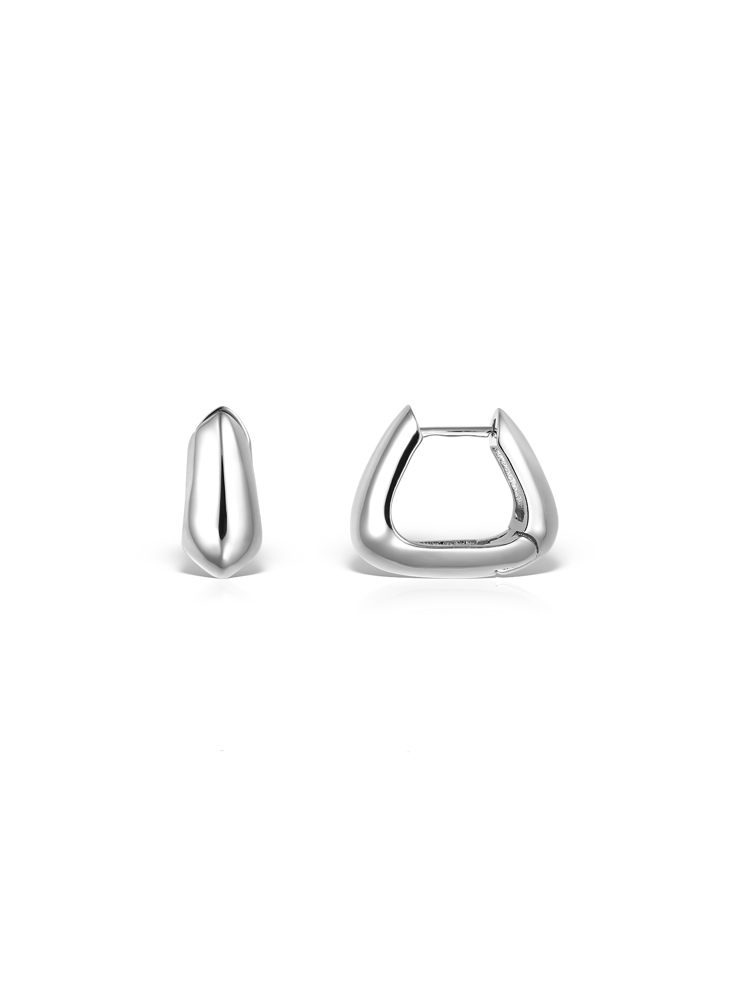 Cercei statement din argint Selma Fă-ți apariția cu impact: cerceii statement din argint Selma. Linii sculpturale, finisaj lucios și un vibe inconfundabil. Poartă Mestimo.